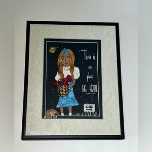 Wizard of Oz 3D Dorothy Toto Multi Media Art By Michelle Monet Signed Original